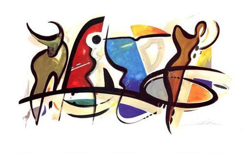 Abstract Paintings N825