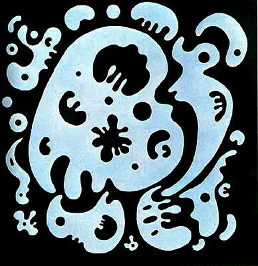 Black Forms on White
