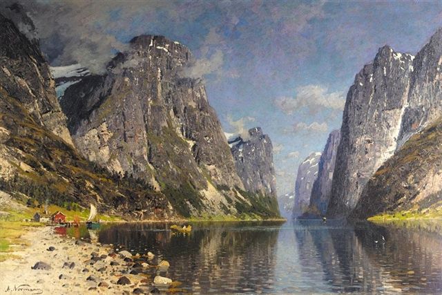 Boats in a Fjord
