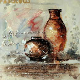 Bottle Pot Decor Art N071