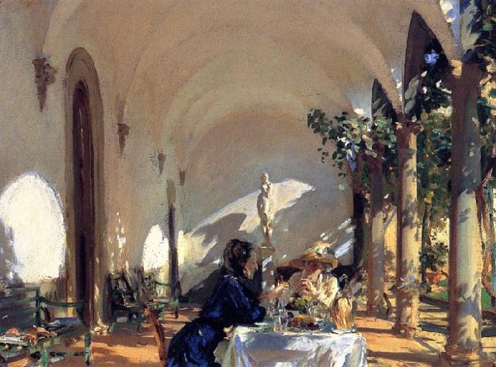 Breakfast in the Loggia