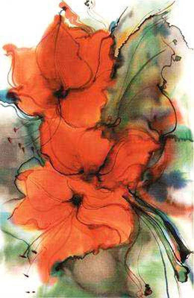 Colorful Flower Paintings N080