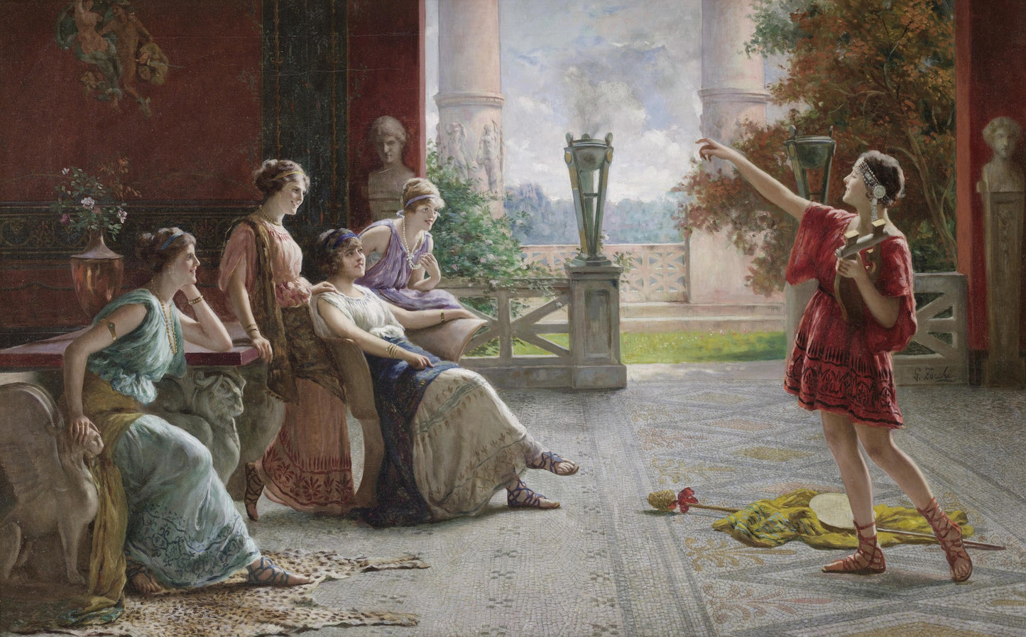 Court Painting N029