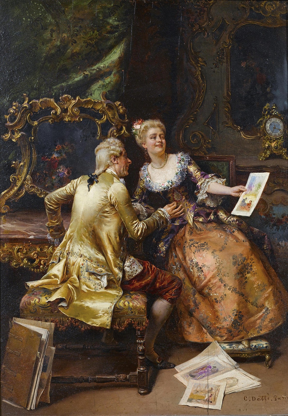 Court Painting N355