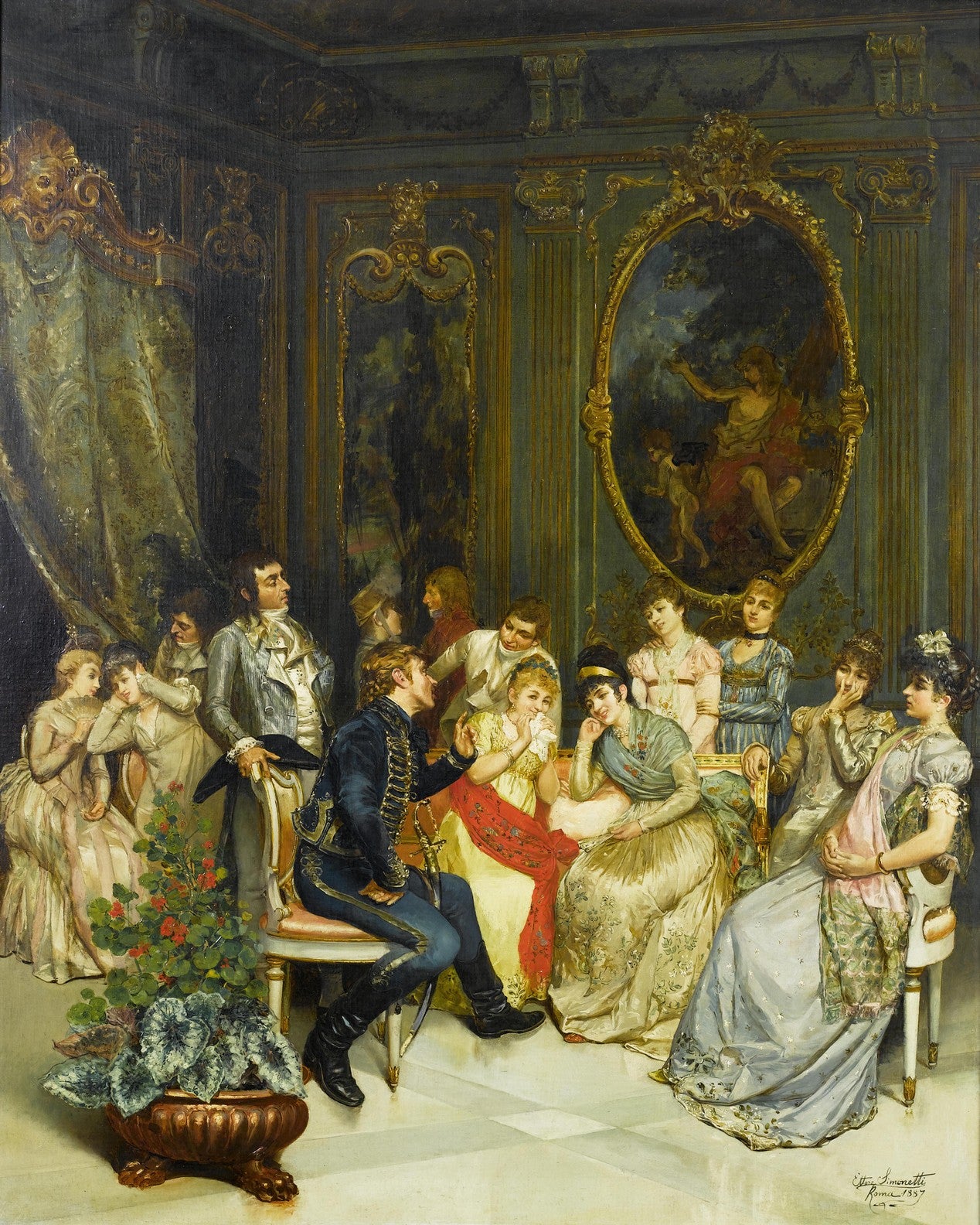 Court Painting N451