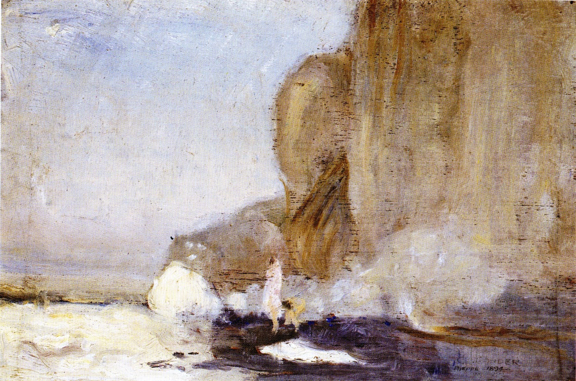 Figures on a aRocky Promontory Dieppe