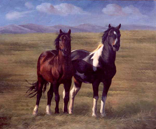 Horse Paintings N175
