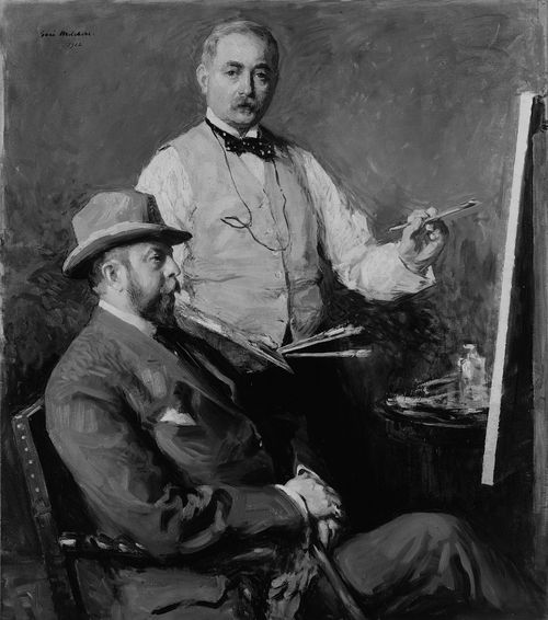 In the Studio (Gari Melchers and Hugo Reisinger)