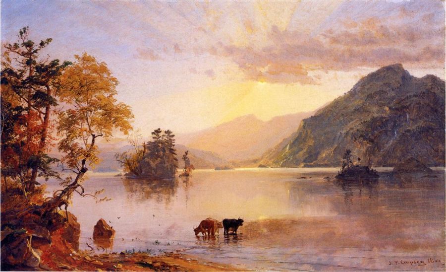 Lake George - Sun Behind a Cloud