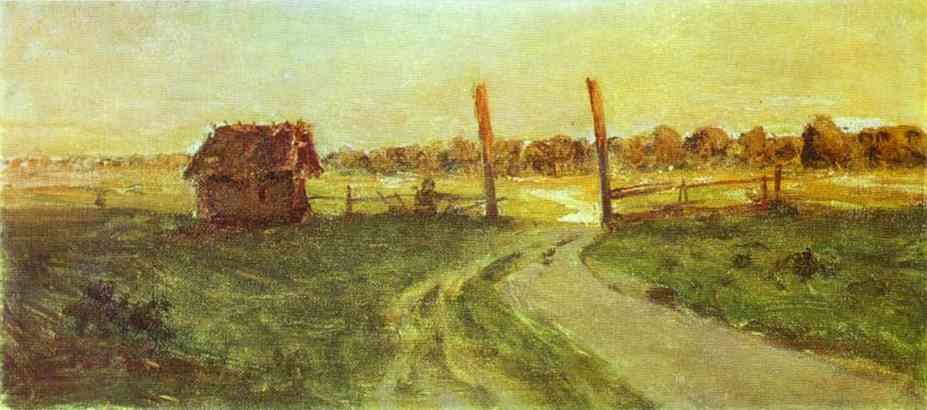 Landscape With An Izba