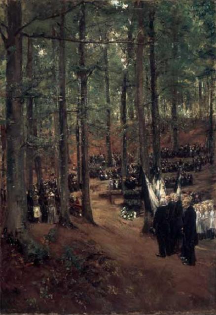 Memorial Service for Kaiser Friedrich at K?sen