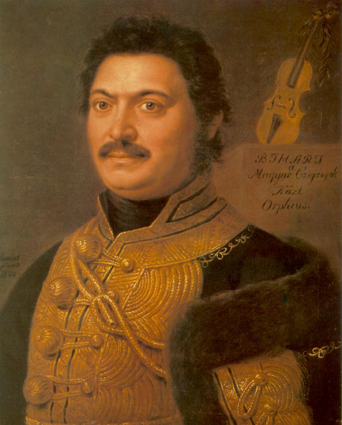 Portrait of Janos Bihari Composer and Gipsy Virtuoso 1820i