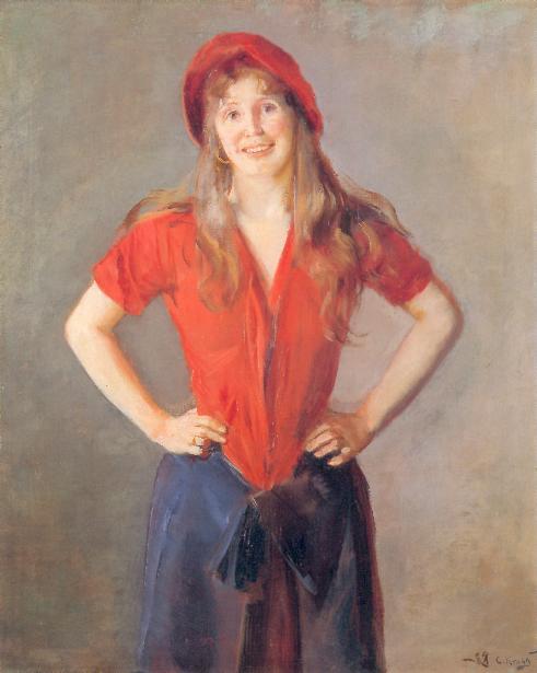 Portrait of Oda Krohg