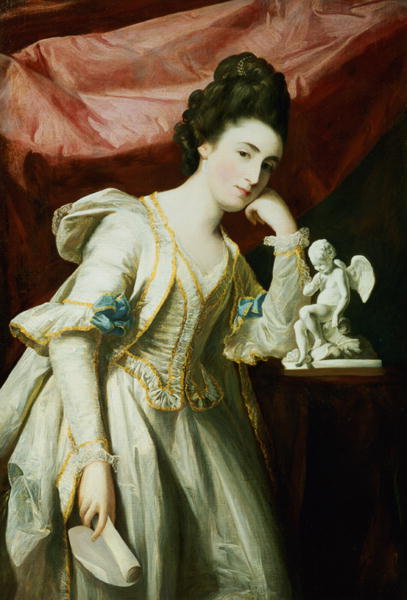 Portrait of a Lady with a Statuette of Cupid