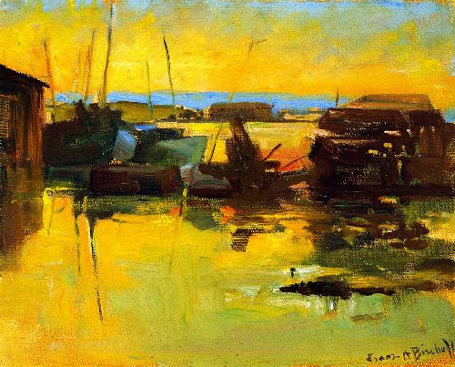 San Pedro Harbor Sunset