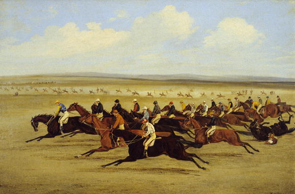 The 1850 Cambridgeshire Stakes The Start