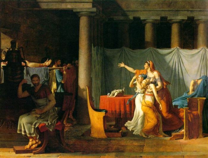 The Lictors Bring to Brutus the Bodies of His Sons