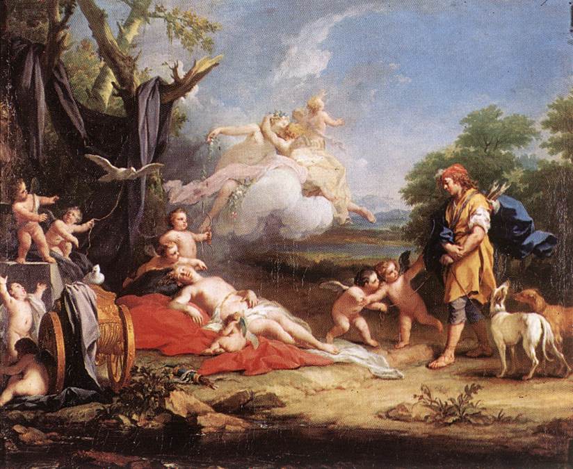 Venus and Adonis b