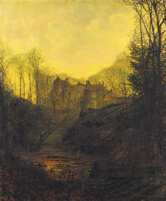 A Manor House in Autumn