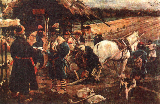A Peasant Leaving His Landlord