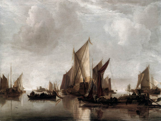 A State Yacht and Other Craft in Calm Water