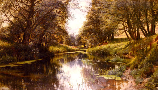 A Winding Stream in Summer