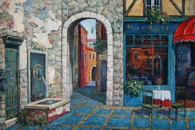 Bar Storefront Paintings N016