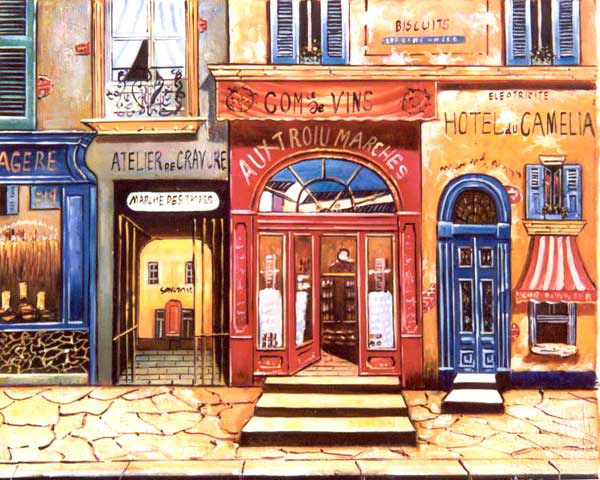 Bar Storefront Paintings N052