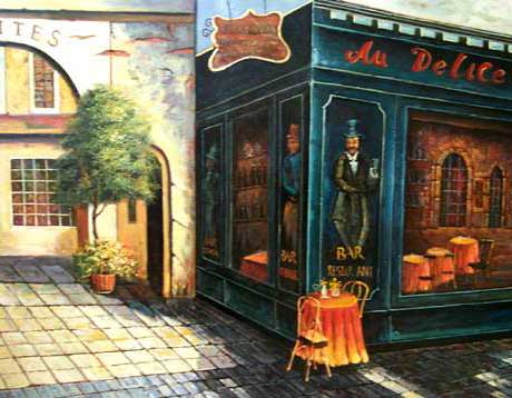 Bar Storefront Paintings N088