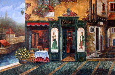 Bar Storefront Paintings N100