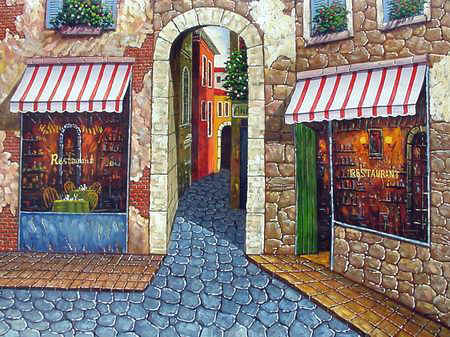 Bar Storefront Paintings N114