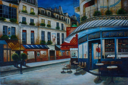 Bar Storefront Paintings N129
