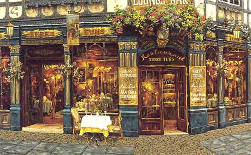 Bar Storefront Paintings N250