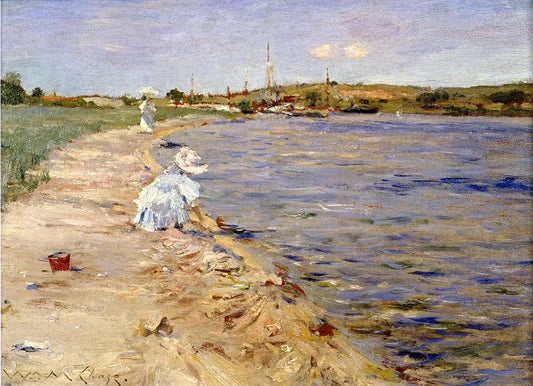 Beach Scene, Morning at Canoe Place