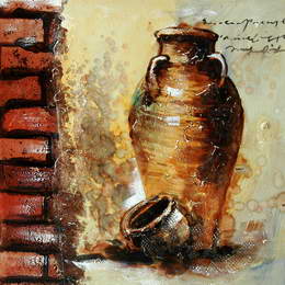 Bottle Pot Decor Art N055