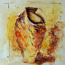 Bottle Pot Decor Art N058