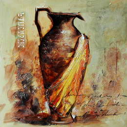 Bottle Pot Decor Art N060
