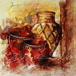 Bottle Pot Decor Art N066