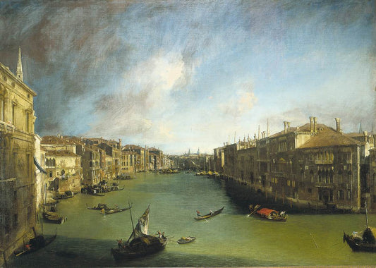 Canal Grande da Ca' Balbi verso Rialto (1720-23)