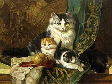 Cat Paintings N002