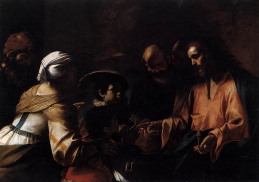 A Mother Entrusting her Sons to Christ