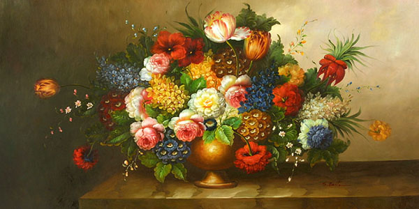 Classical Flower Paintings N123