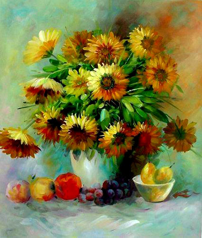 Classical Flower Paintings N219