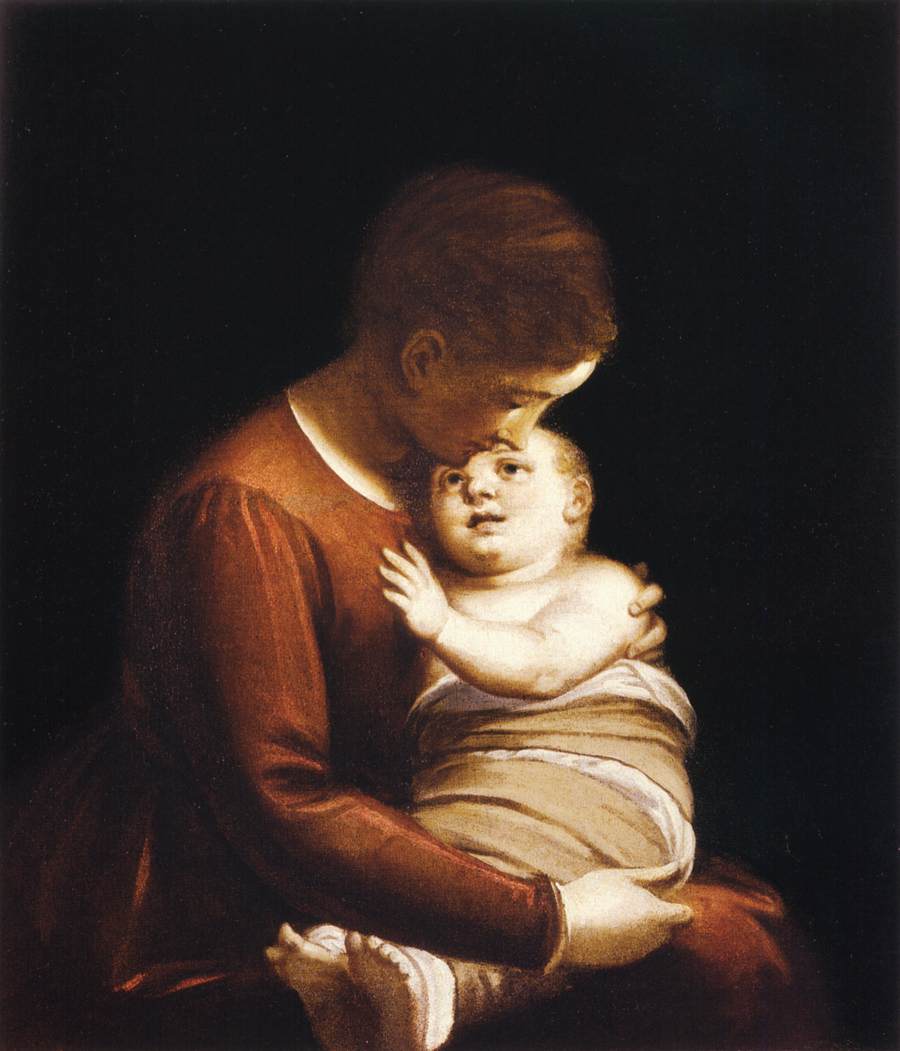 Virgin with the Christ Child in Swaddling Clothes