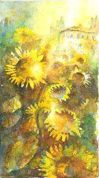 Colorful Flower Paintings N090