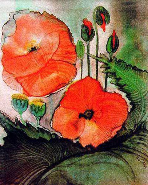 Colorful Flower Paintings N092