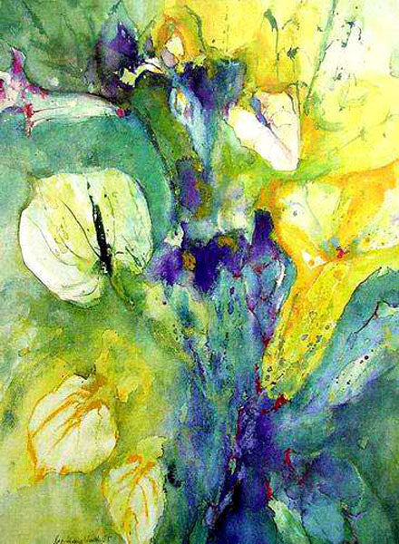 Colorful Flower Paintings N095