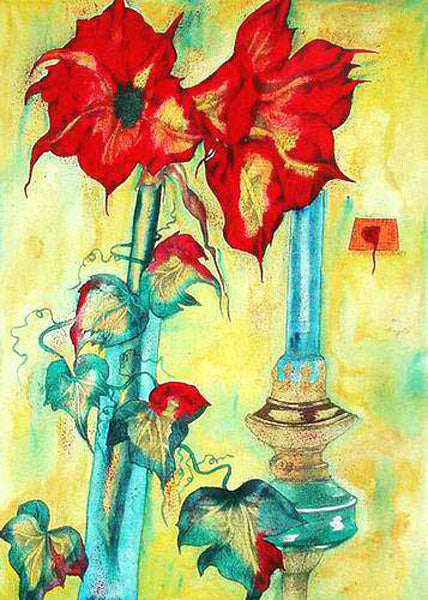 Colorful Flower Paintings N098