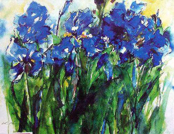 Colorful Flower Paintings N142