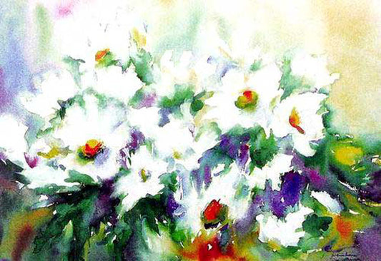 Colorful Flower Paintings N190